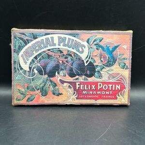 Vintage Plaque Imperial Plums Felix Potin Miramont French Country Decor Picture